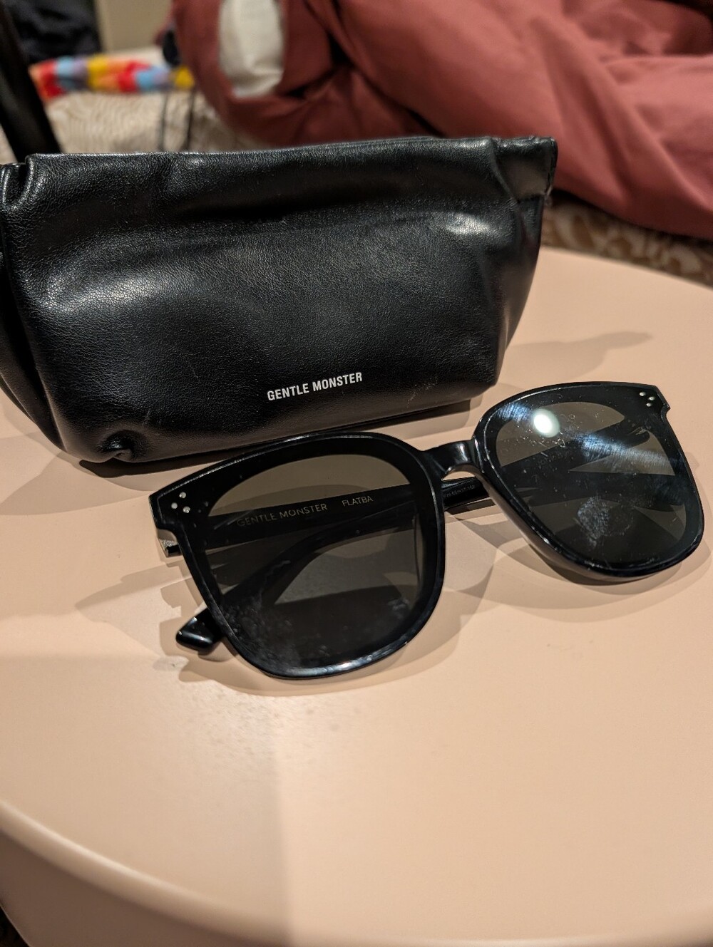 GENTLE MONSTER Black Oversized Sunglasses